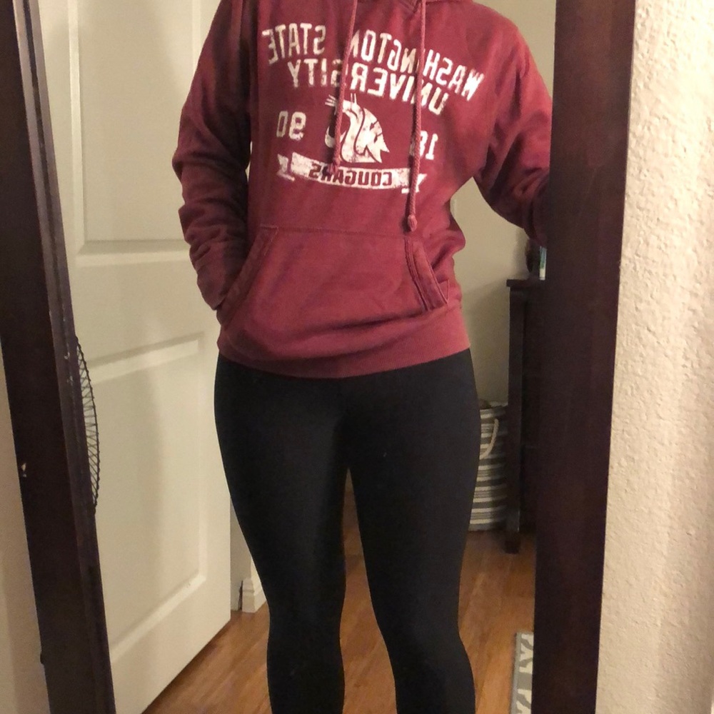 Washington State University pullover.